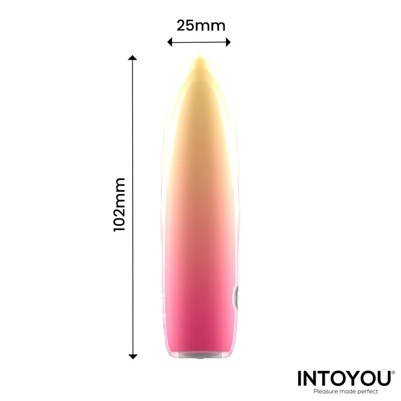 Bala Vibratória Fiora em Silicone de Dupla Camada USB Intoyou — vista 7 de 10