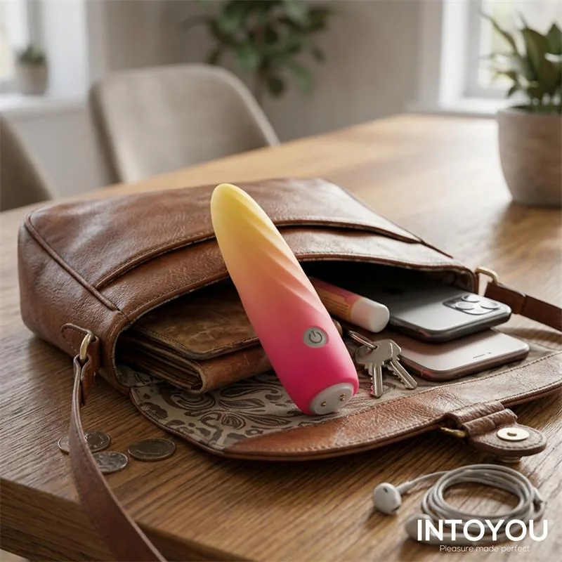 Bala Vibratória Fiora em Silicone de Dupla Camada USB Intoyou — vista 9 de 10