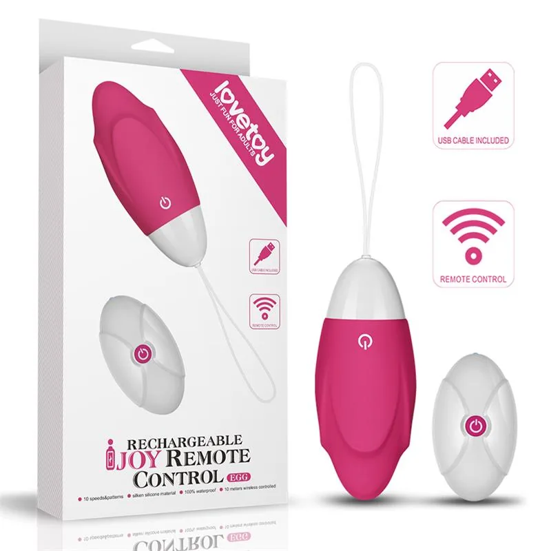 Bala Vibratória iJoy com Comando à Distância USB Rosa Lovetoy — vista 7 de 7