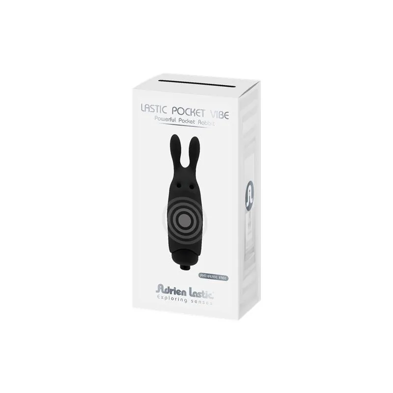 Bala Vibratória Lastic Pocket Preta Adrien Lastic — vista 6 de 6