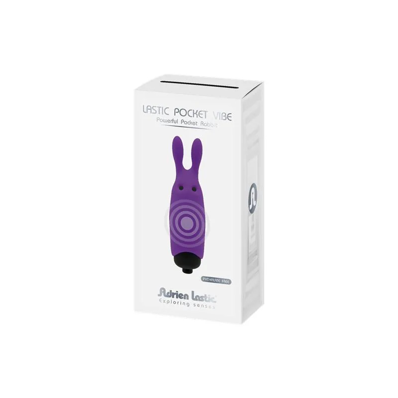 Bala Vibratória Lastic Pocket Roxa Adrien Lastic — vista 6 de 6