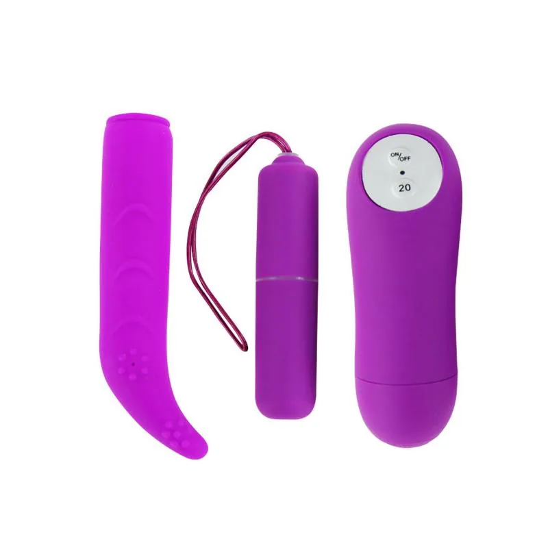Bala Vibratória Magic com 20 Funções Roxo Baile