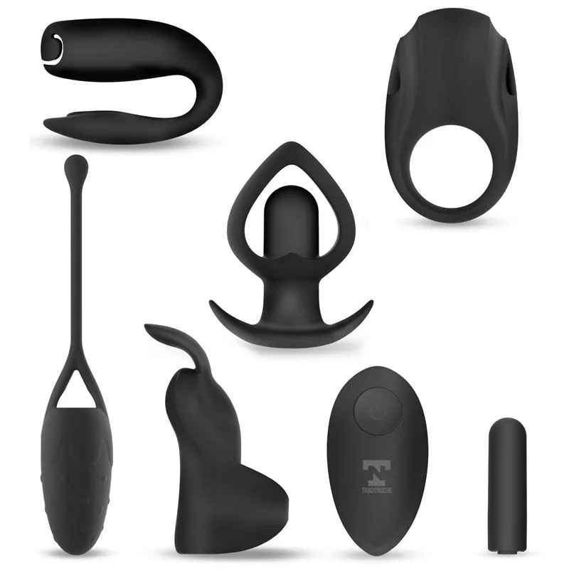 Bala Vibratória Seis em Um com 5 Acessórios em Silicone Tardenoche — vista 2 de 10