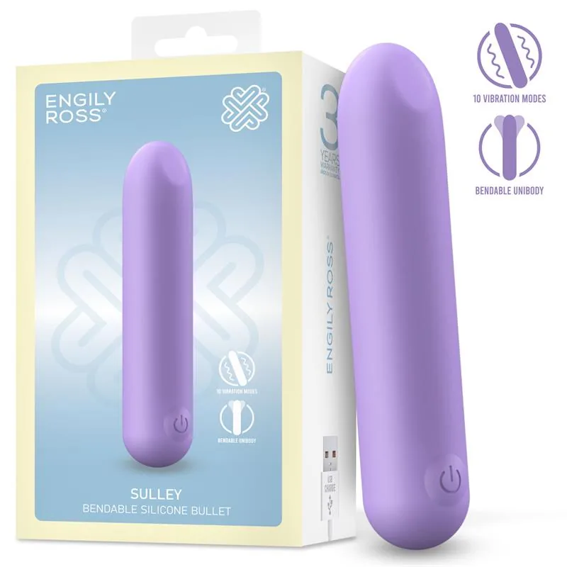 Bala Vibratória Sulley em Silicone Líquido Flexível USB Engily Ross