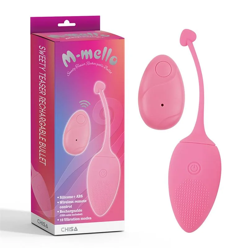 Bala Vibratória Sweety Teaser com Comando à Distância USB 5,7 Chisa