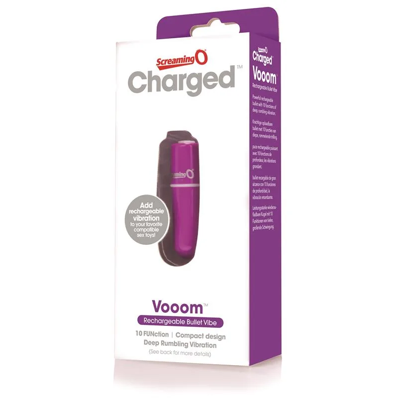 Bala Vibratória Vooom Roxo Screaming O — vista 5 de 5
