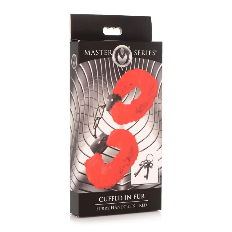Algemas com Pelo Master Series Vermelhas — vista 11 de 11
