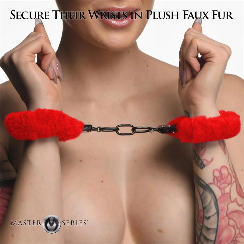 Algemas com Pelo Master Series Vermelhas — vista 7 de 11