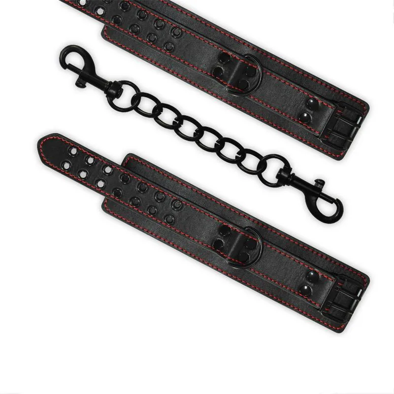 Algemas de Tornozelos Bondage Lovetoy Pretas — vista 3 de 7