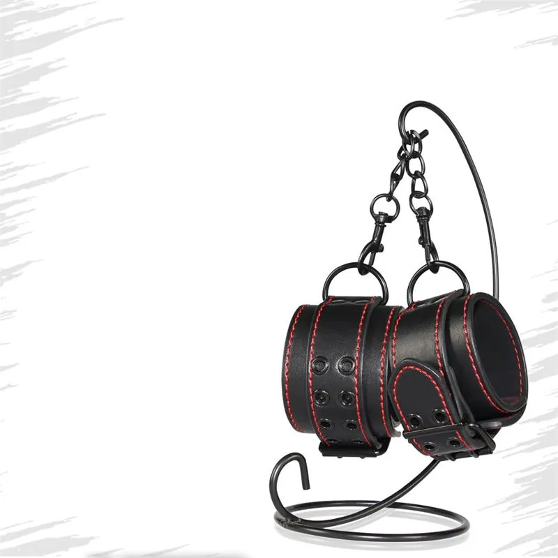 Algemas de Tornozelos Bondage Lovetoy Pretas — vista 4 de 7