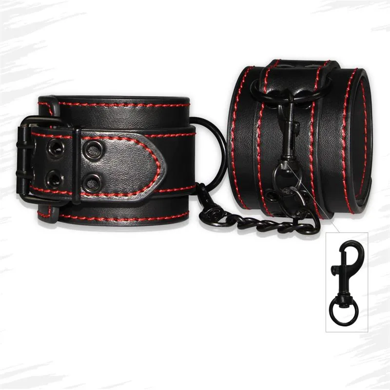 Algemas de Tornozelos Bondage Lovetoy Pretas — vista 5 de 7