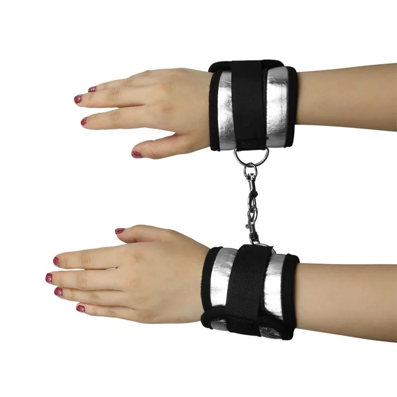Algemas de Velcro Neopreno Lovetoy Pretas 23 cm — vista 5 de 6