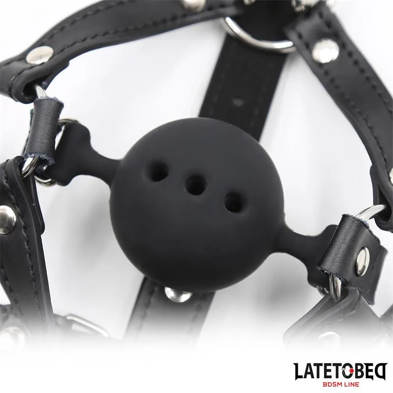 Arnês de Cabeça com Mordaça e Gancho LateToBed — vista 3 de 6