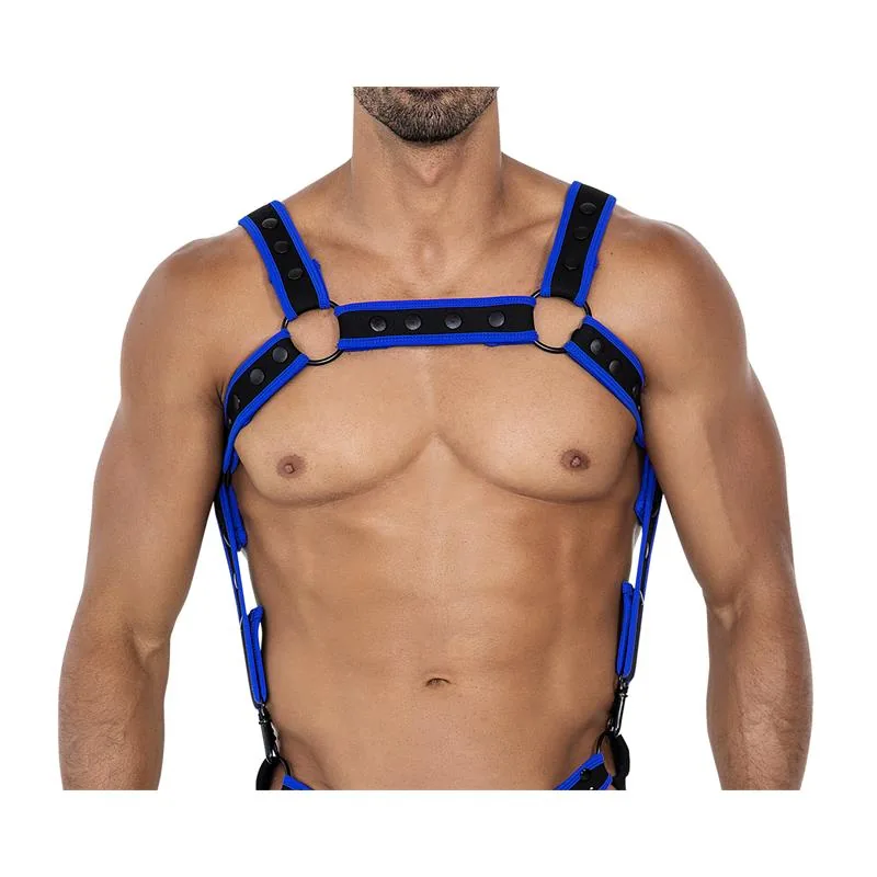 Arnês de Peito H4RNESS05 Cut4Men Azul Néon — vista 2 de 4