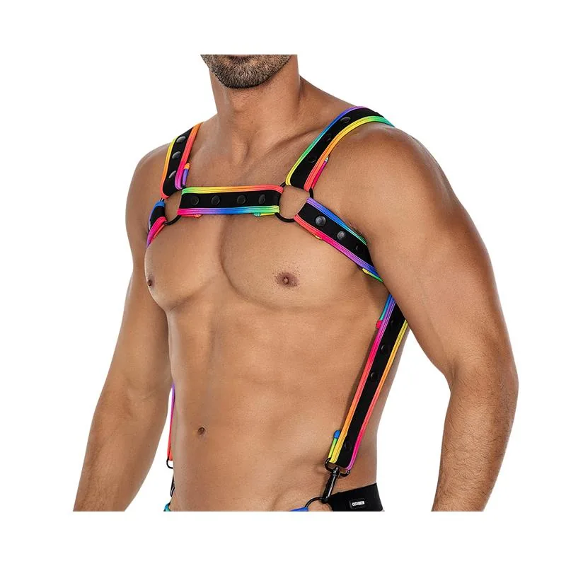 Arnês de Peito H4rness05 Cut4Men Néon Multicor