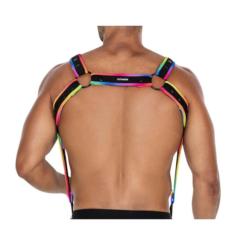 Arnês de Peito H4rness05 Cut4Men Néon Multicor — vista 4 de 5