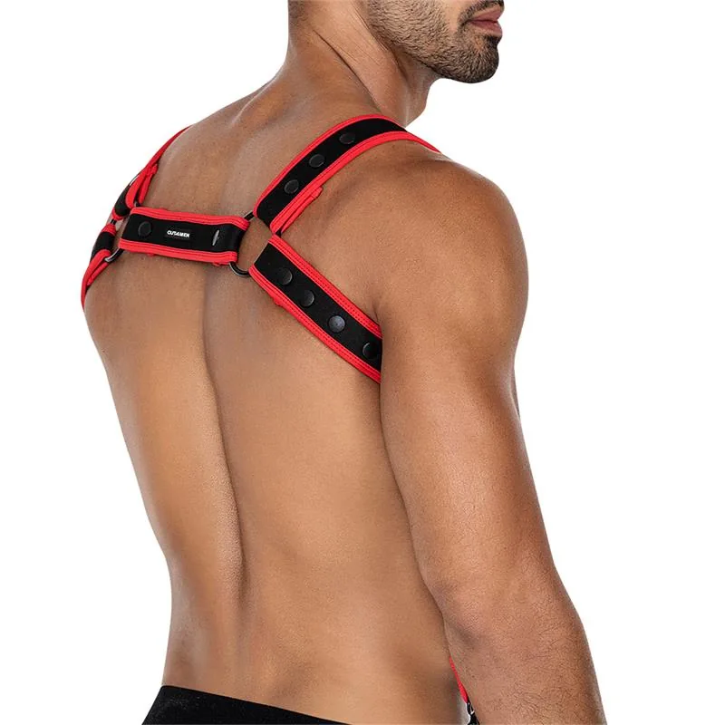 Arnês de Peito H4RNESS05 Cut4Men Vermelho Néon — vista 4 de 4