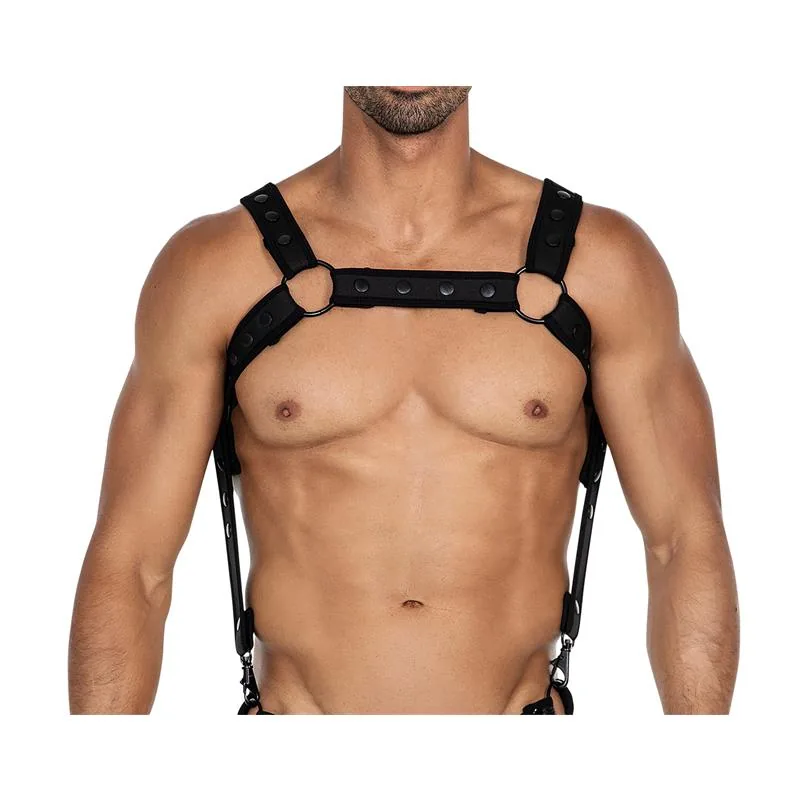 Arnês de Peito H4rness05 Neon Cut4Men Preto — vista 3 de 5