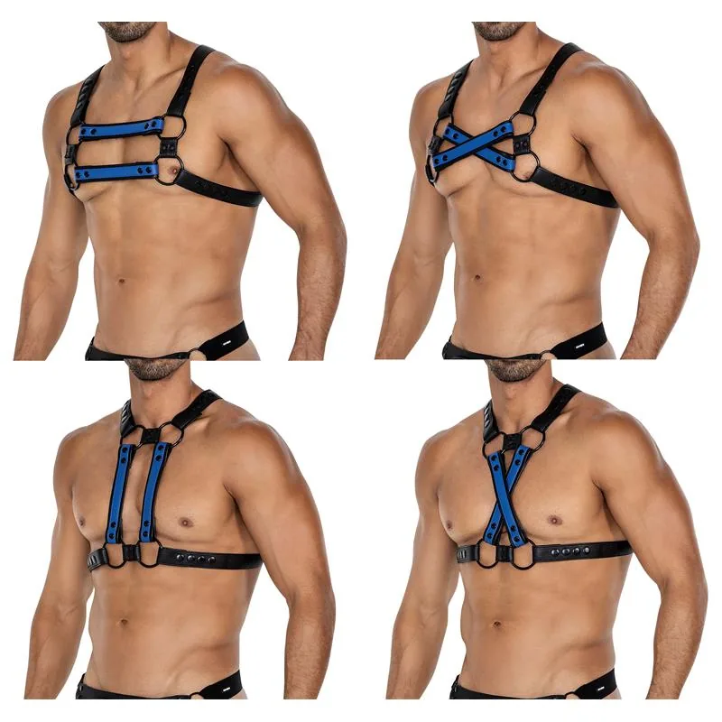 Arnês de Peito H4rness06 4Way Cut4Men Azul