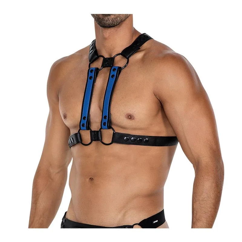 Arnês de Peito H4rness06 4Way Cut4Men Azul — vista 4 de 5