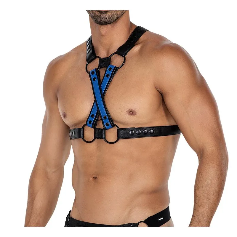 Arnês de Peito H4rness06 4Way Cut4Men Azul — vista 5 de 5