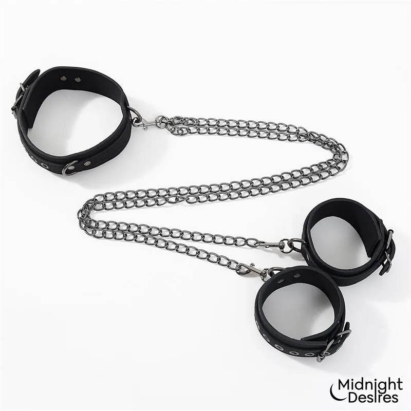 Coleira com Algemas de Tornozelo Midnight Desires — vista 2 de 8