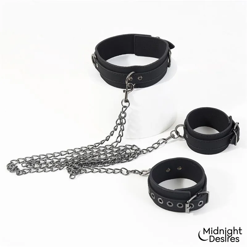 Coleira com Algemas de Tornozelo Midnight Desires — vista 7 de 8