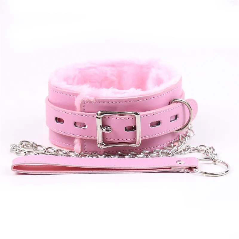 Coleira com Trela LateToBed Rosa Pastel
