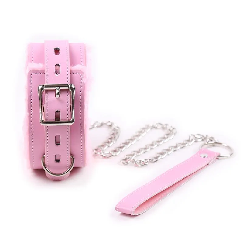 Coleira com Trela LateToBed Rosa Pastel — vista 2 de 8