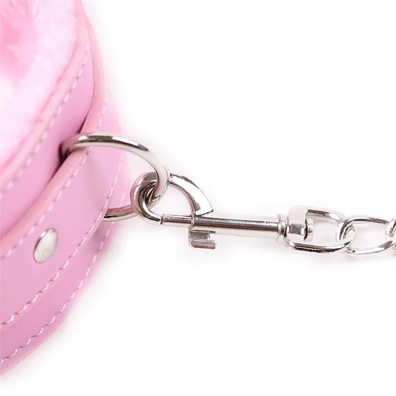 Coleira com Trela LateToBed Rosa Pastel — vista 4 de 8