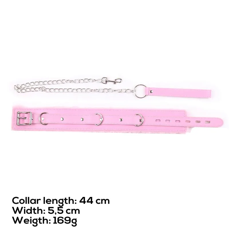 Coleira com Trela LateToBed Rosa Pastel — vista 8 de 8