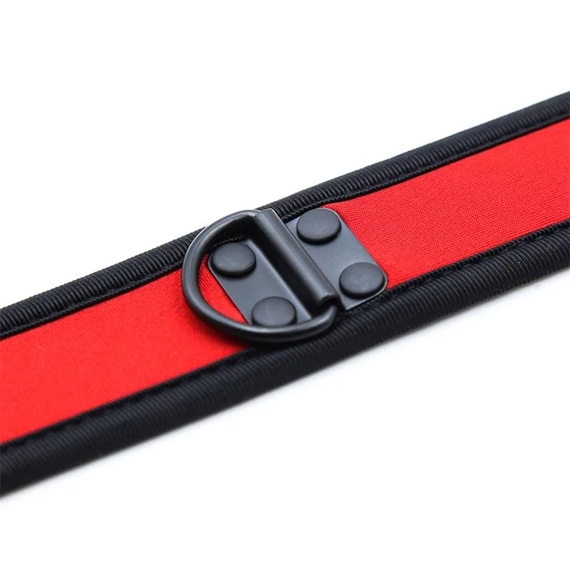 Coleira de Neoprene Ajustável A-Gusto Vermelha — vista 5 de 7