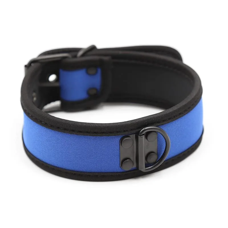 Coleira de Neoprene Ajustável A-Gusto Azul — vista 2 de 8