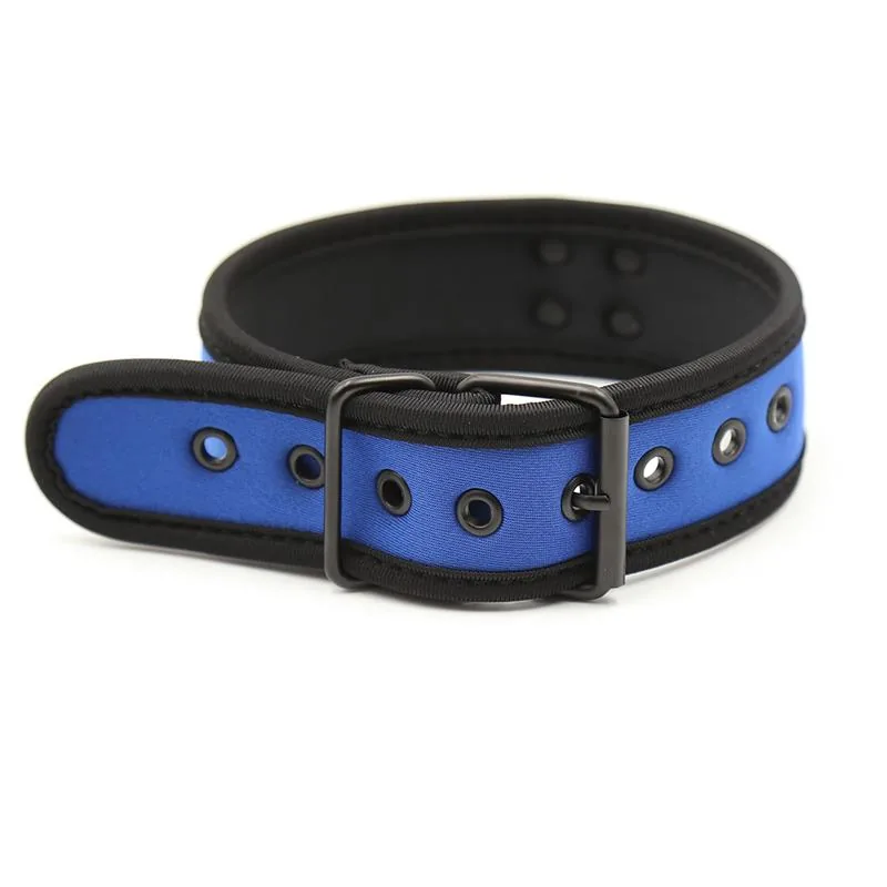 Coleira de Neoprene Ajustável A-Gusto Azul — vista 3 de 8