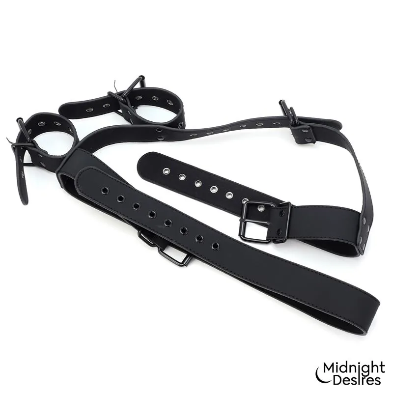 Conjunto de Amarras com Coleira e Algemas Midnight Desires — vista 4 de 7
