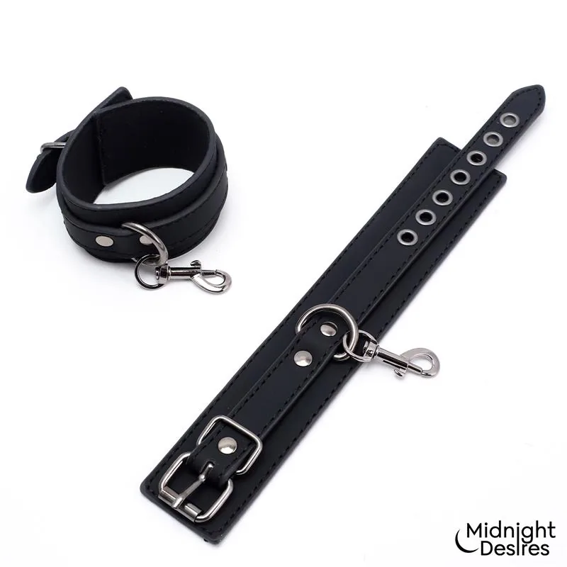 Conjunto de Amarras para Coxas e Pulsos Midnight Desires — vista 3 de 7
