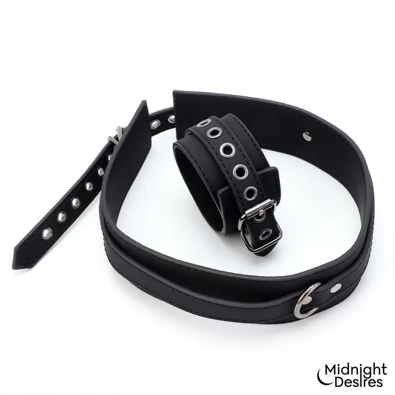 Conjunto de Amarras para Coxas e Pulsos Midnight Desires — vista 5 de 7