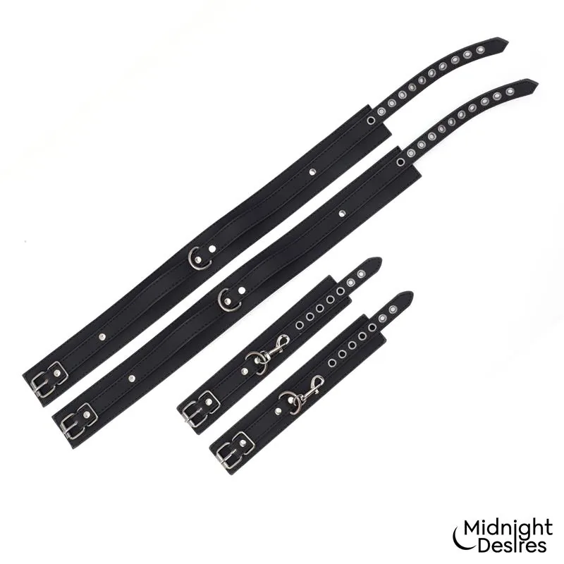 Conjunto de Amarras para Coxas e Pulsos Midnight Desires — vista 6 de 7