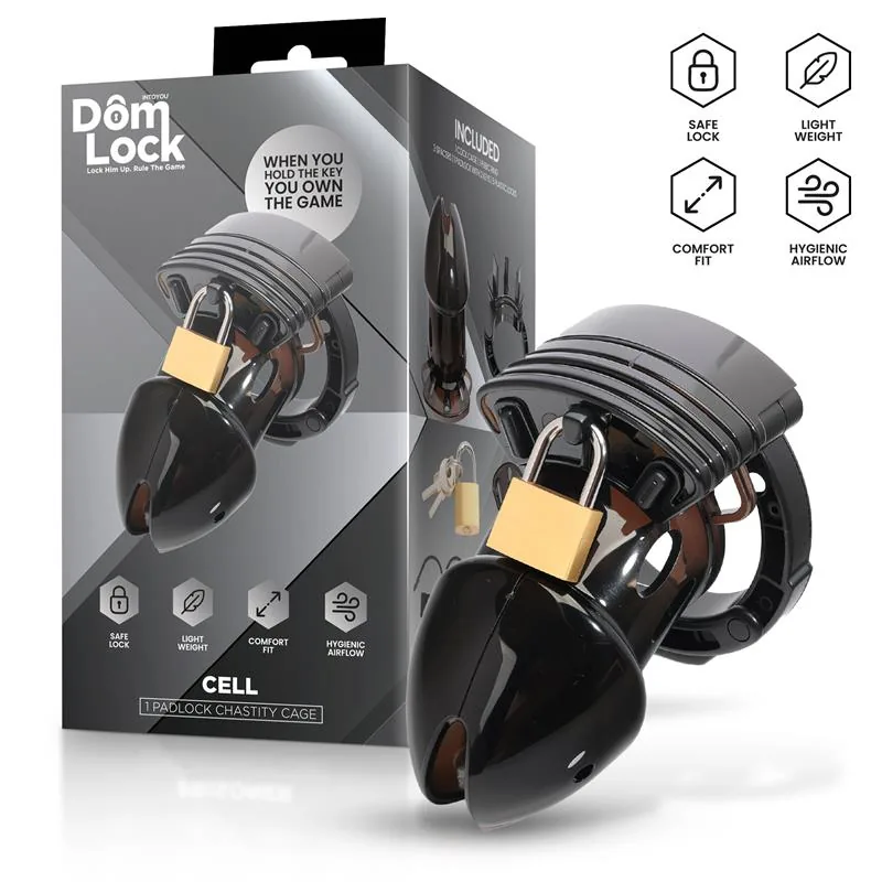 Gaiola de Castidade Cell com Espaçadores DomLock