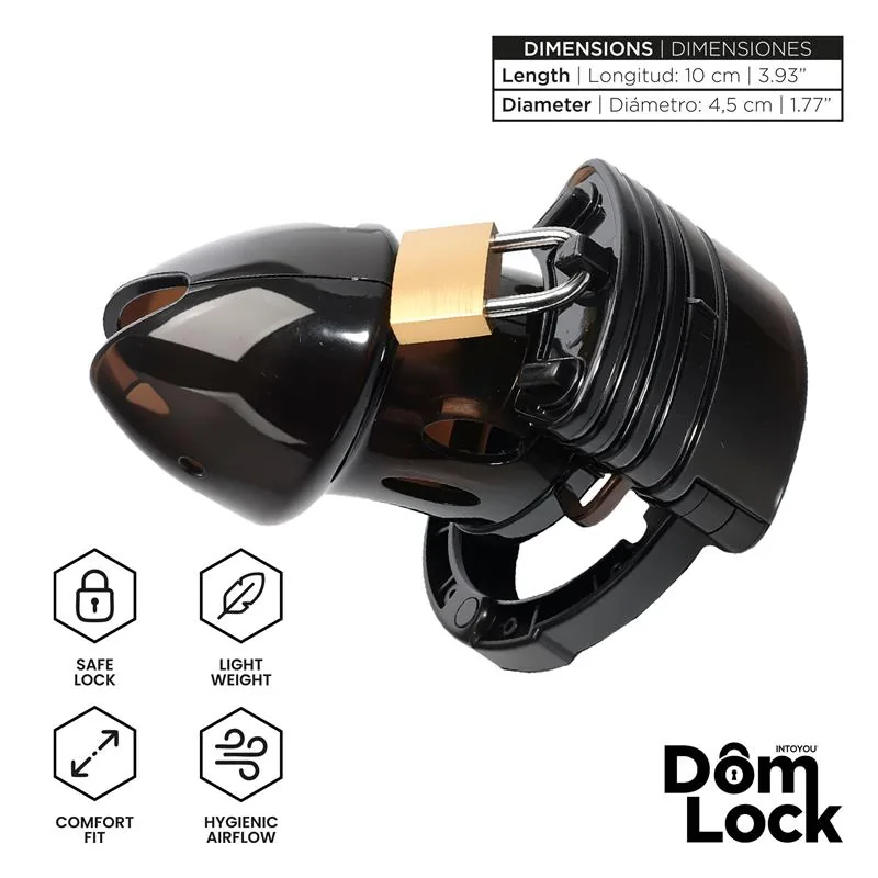 Gaiola de Castidade Cell com Espaçadores DomLock — vista 4 de 5