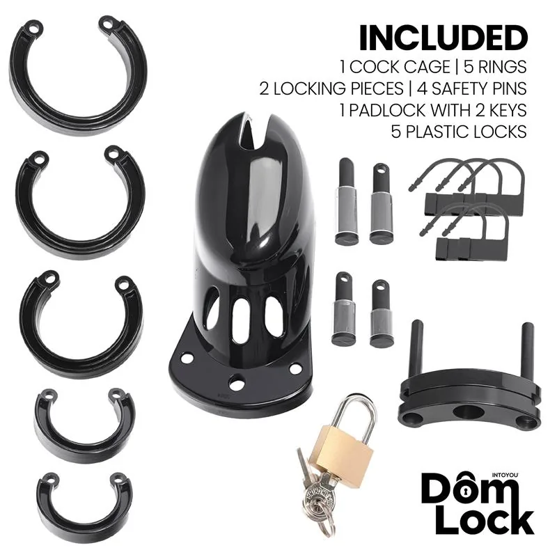 Gaiola de Castidade Custody DomLock — vista 4 de 5
