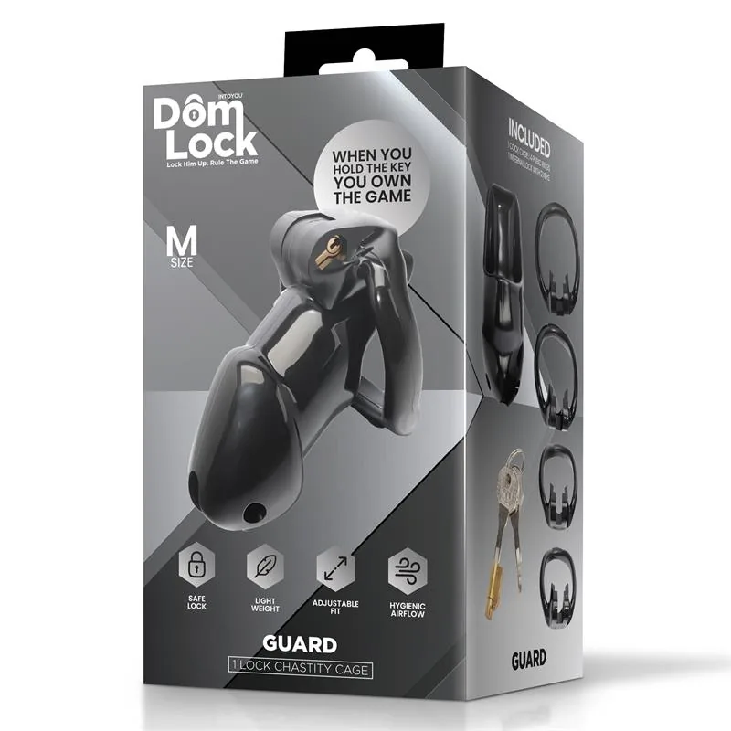 Gaiola de Castidade Guard com Cadeado Interno Tamanho M DomLock — vista 5 de 5