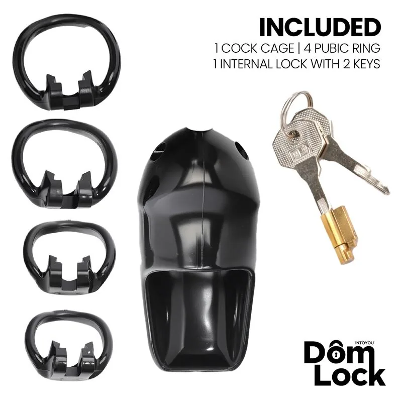 Gaiola de Castidade Guard com Cadeado Interno Tamanho S DomLock — vista 4 de 5