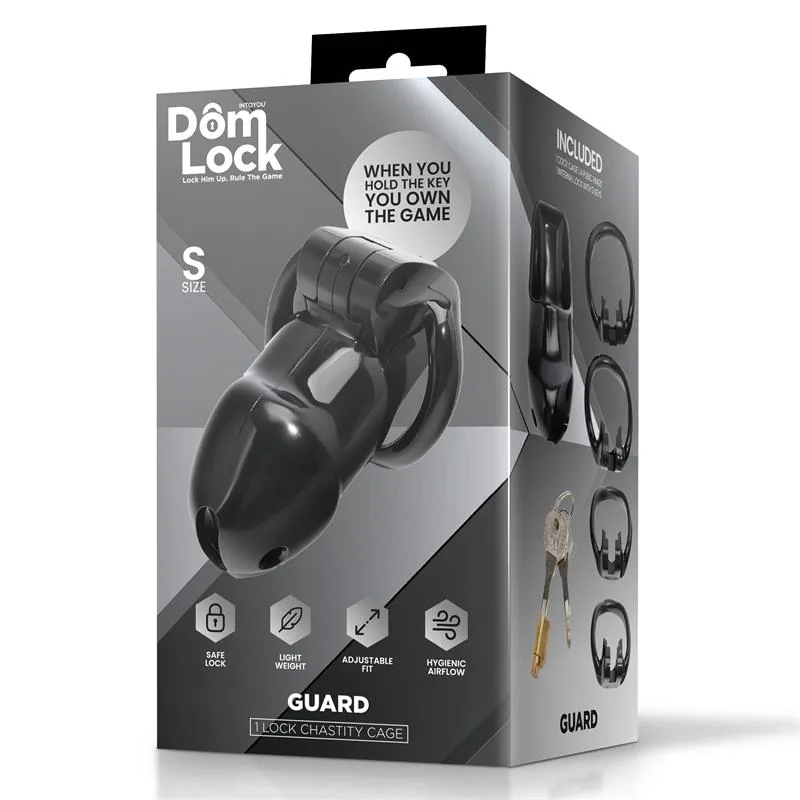 Gaiola de Castidade Guard com Cadeado Interno Tamanho S DomLock — vista 5 de 5