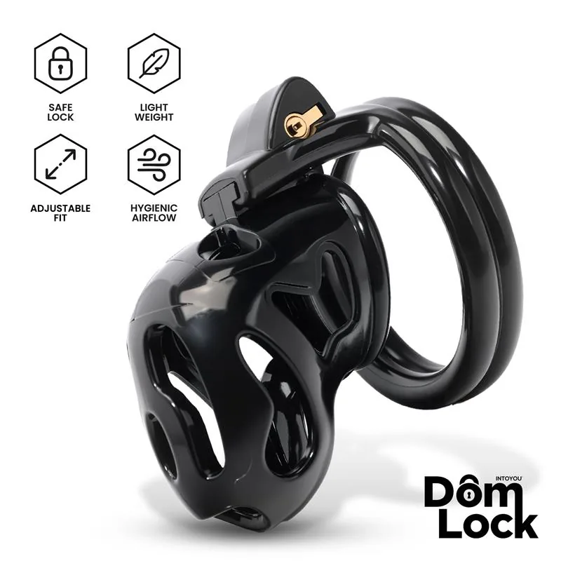 Gaiola de Castidade Parole com Cadeado Interno DomLock — vista 2 de 5