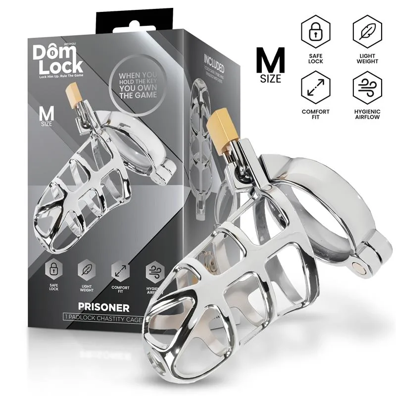 Gaiola de Castidade Prisoner Tamanho M DomLock
