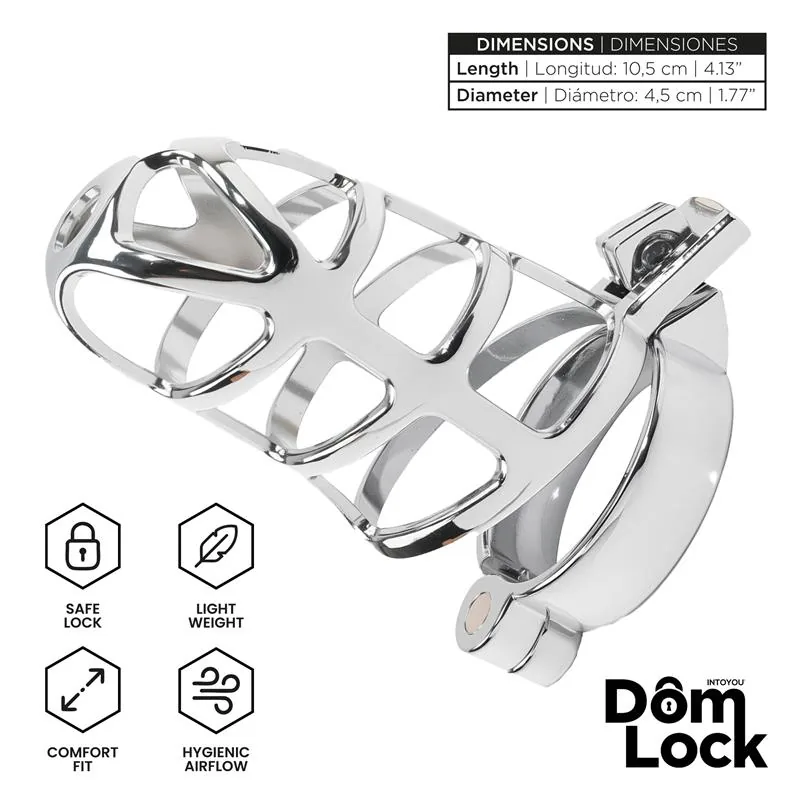 Gaiola de Castidade Prisoner Tamanho M DomLock — vista 3 de 5