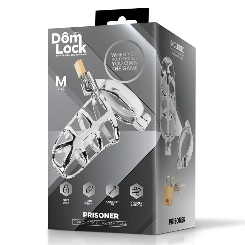Gaiola de Castidade Prisoner Tamanho M DomLock — vista 5 de 5