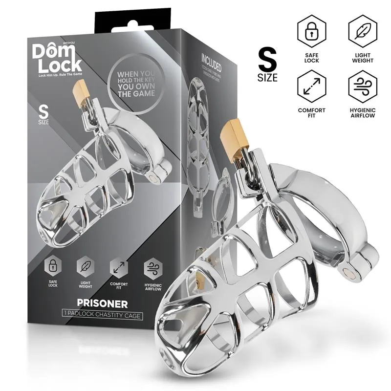 Gaiola de Castidade Prisoner Tamanho S DomLock