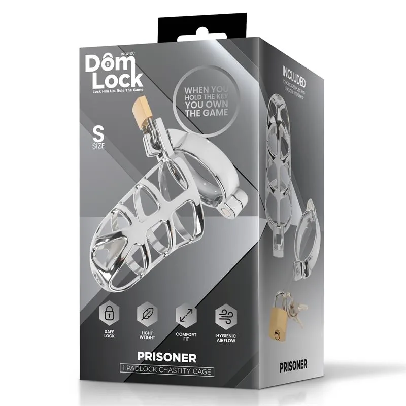 Gaiola de Castidade Prisoner Tamanho S DomLock — vista 5 de 5